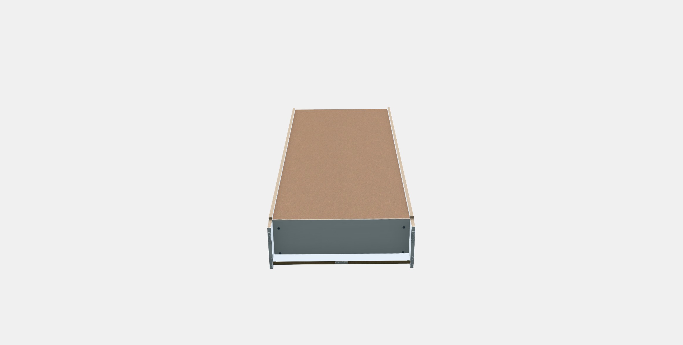 BILLY Bookcase 8 Low-poly 3D model_6