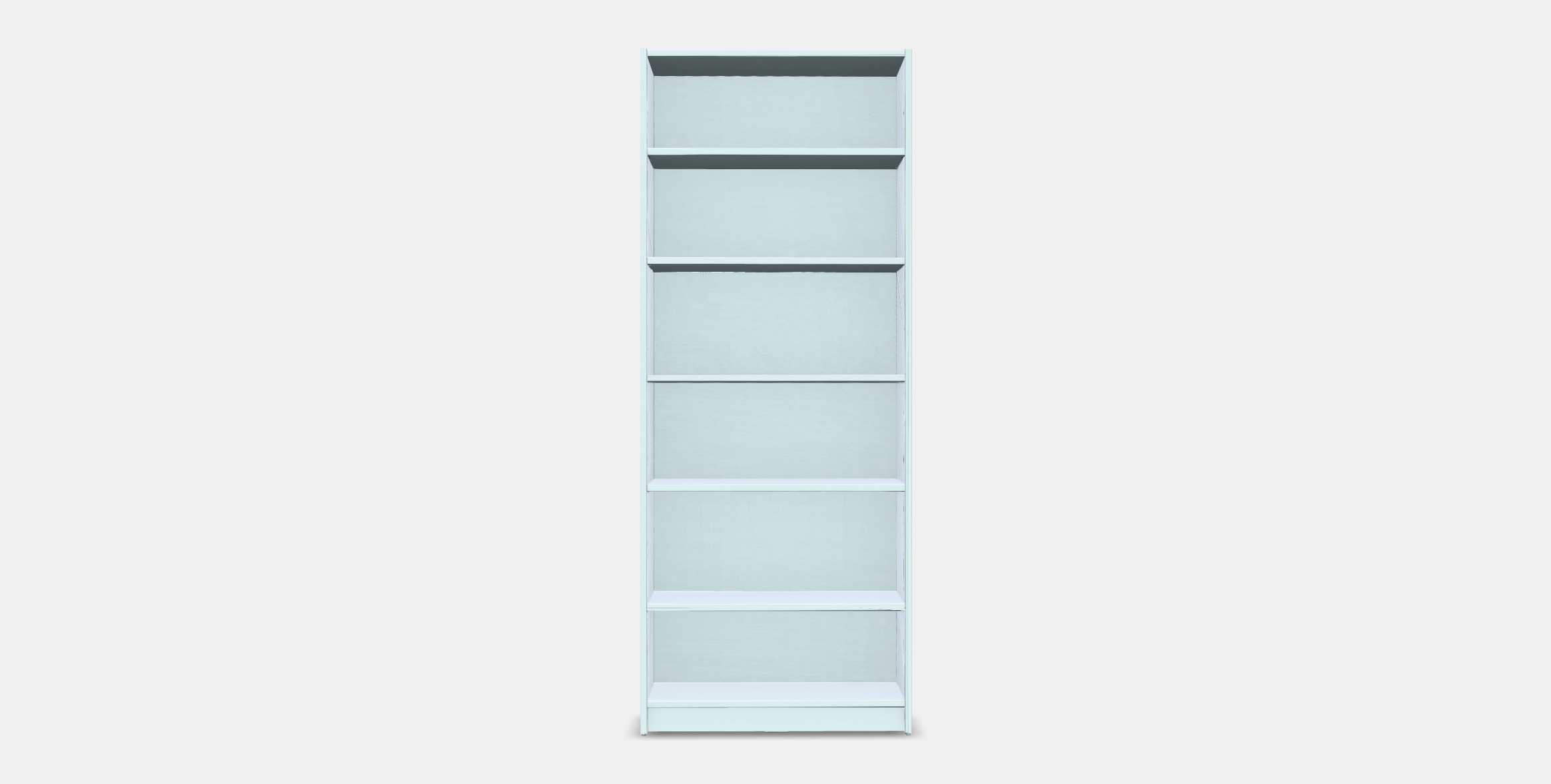 BILLY Bookcase 8 Low-poly 3D model_10