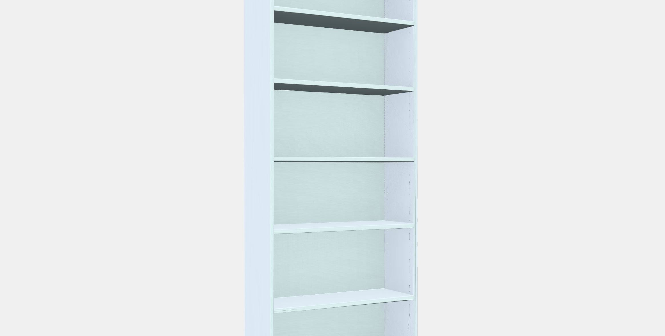 BILLY Bookcase 8 Low-poly 3D model_9