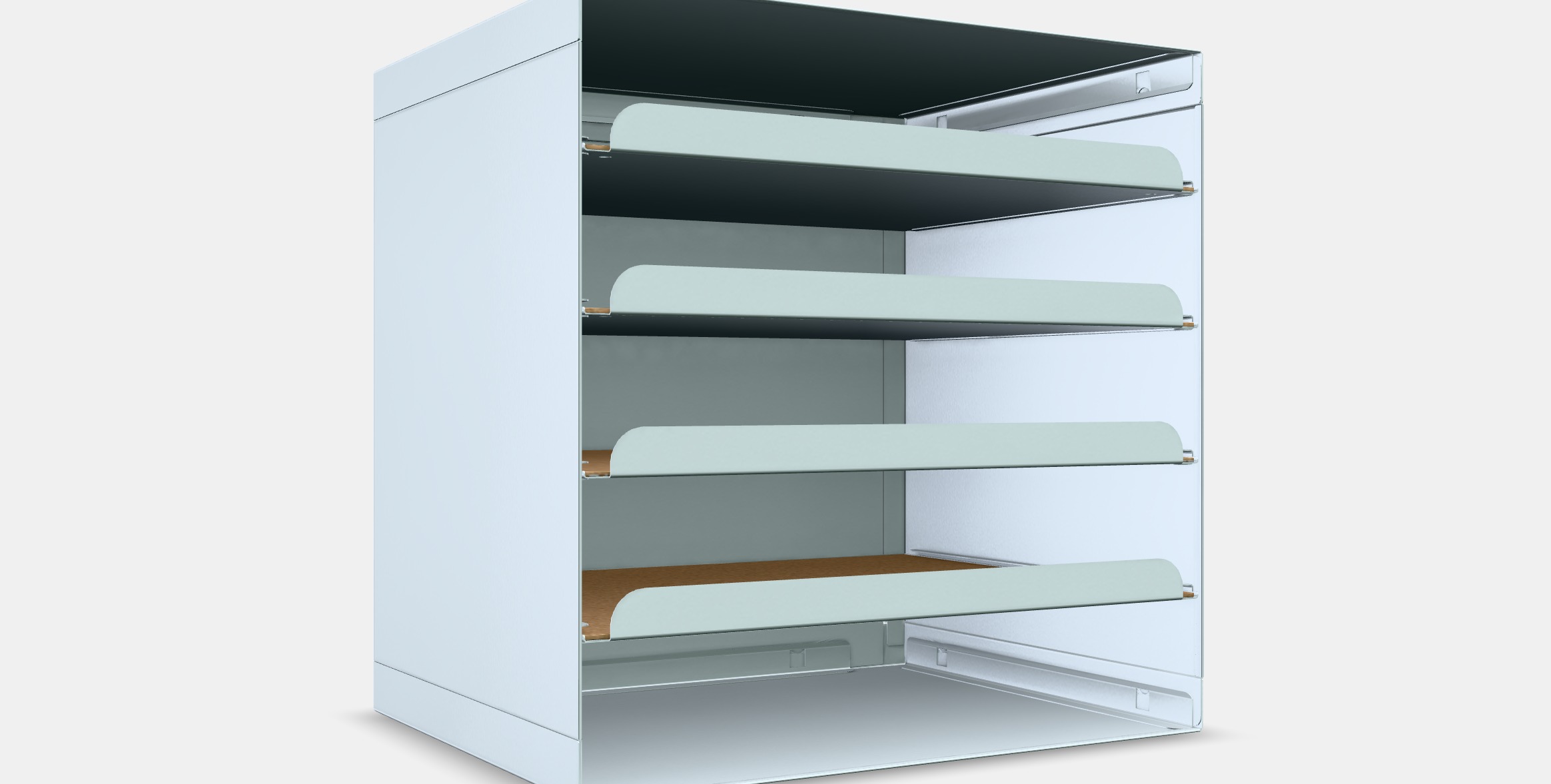 KVISSLE Letter tray Low-poly 3D model_9