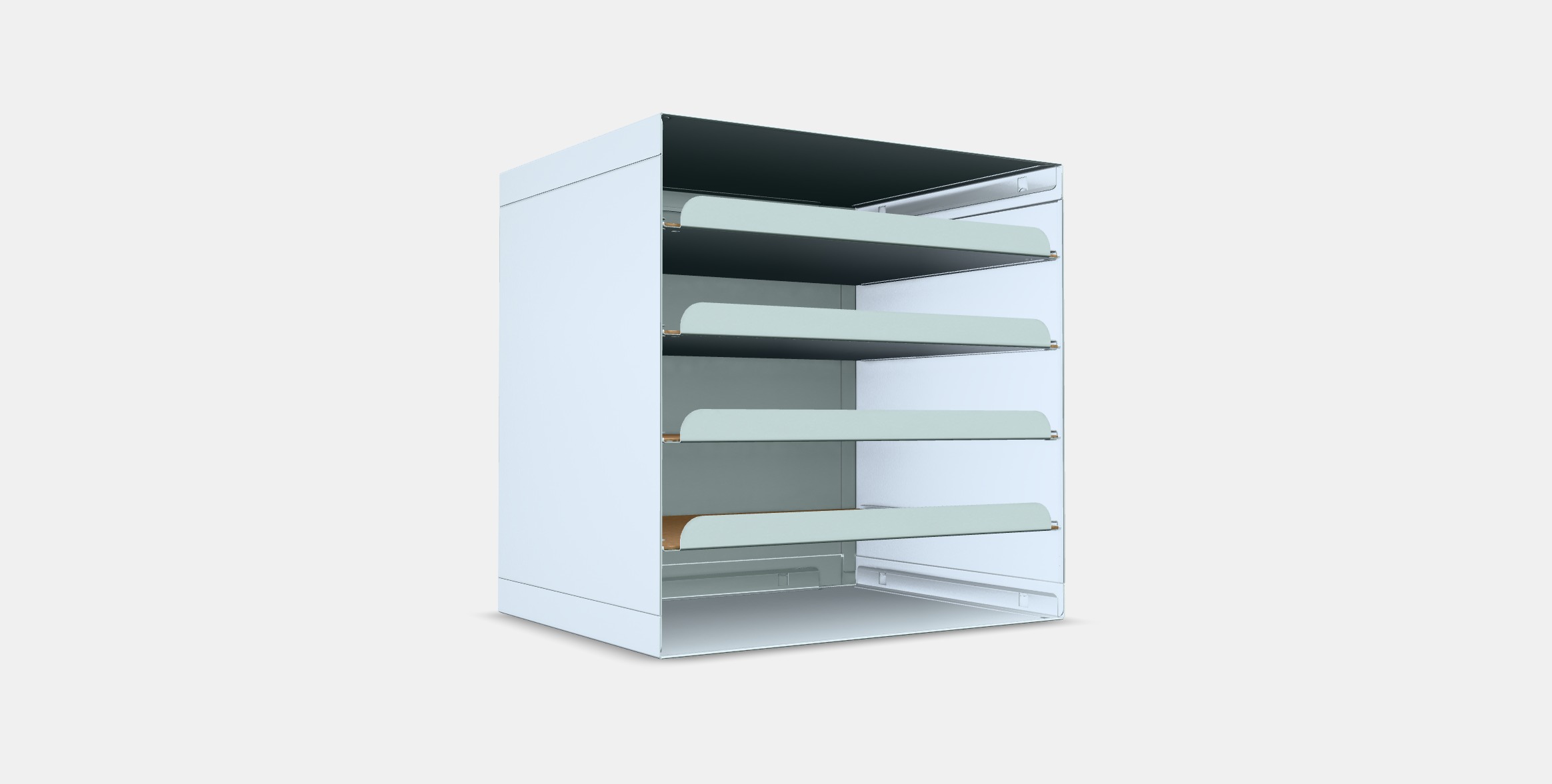 KVISSLE Letter tray Low-poly 3D model_3