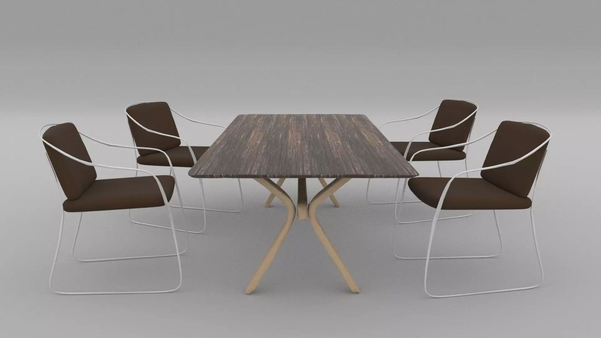  laos Rustic Table 3D model_0