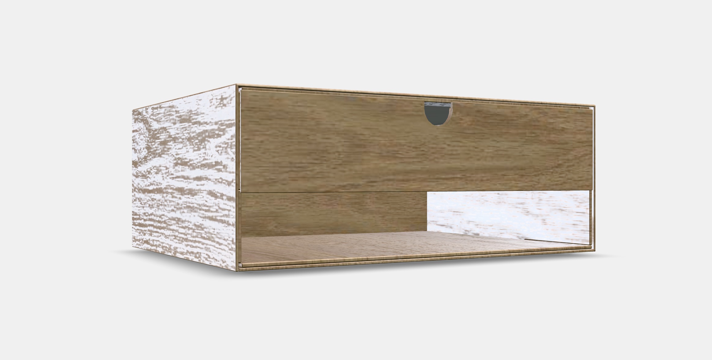 HASTVISKARE Mini chest of drawers Low-poly 3D model_9