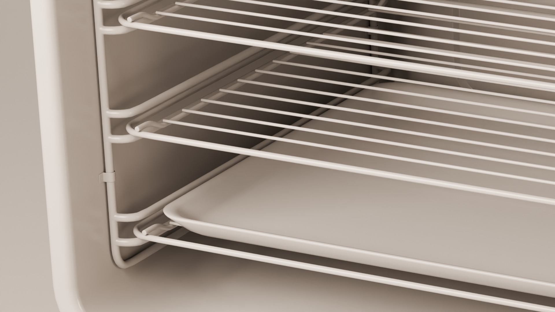 Toaster Oven Low-poly 3D model_9