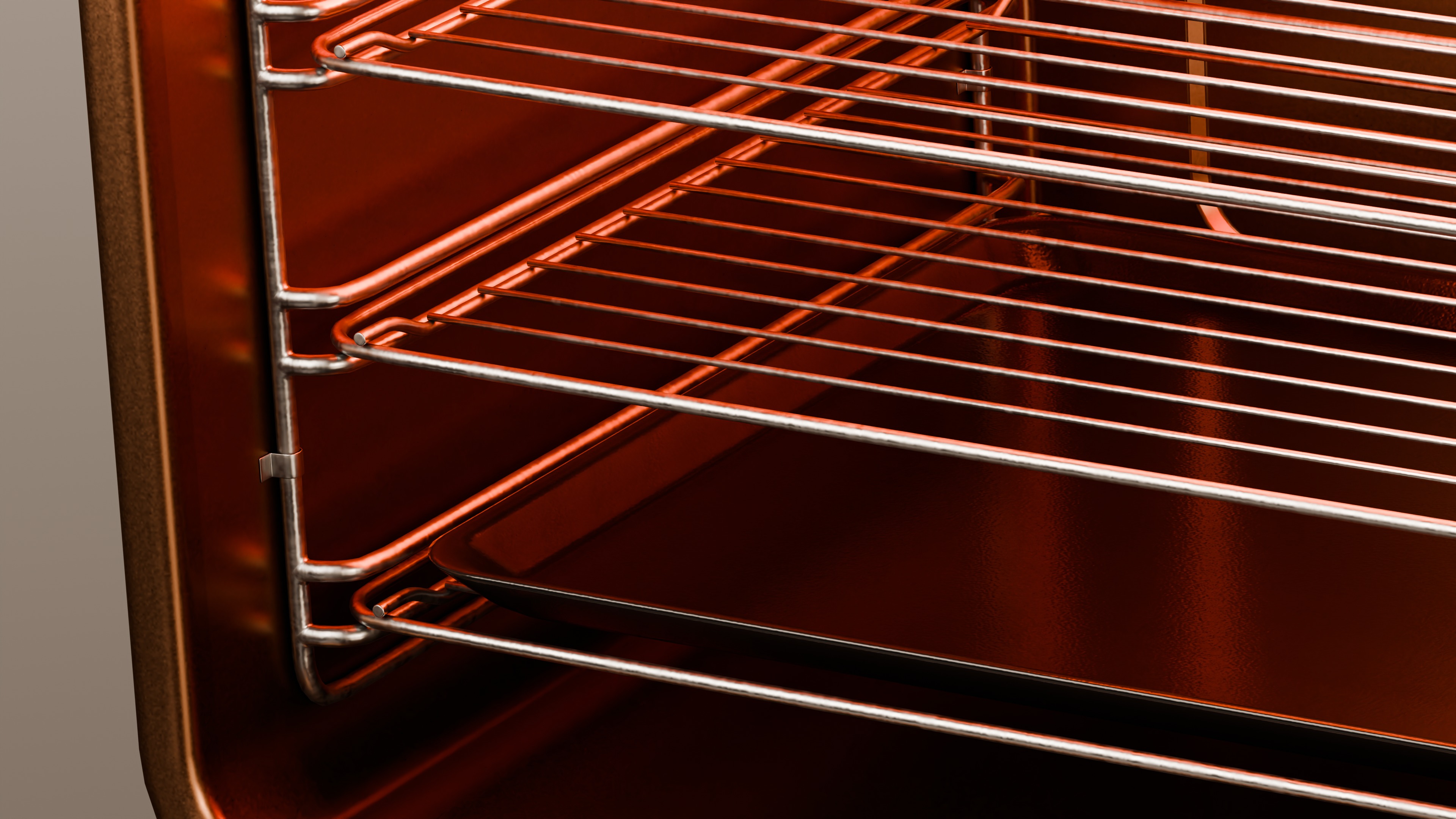 Toaster Oven Low-poly 3D model_5