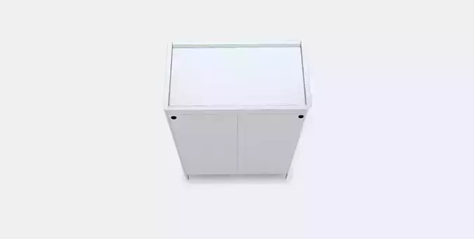 IDASEN Cabinet with doors and drawers Low-poly 3D model