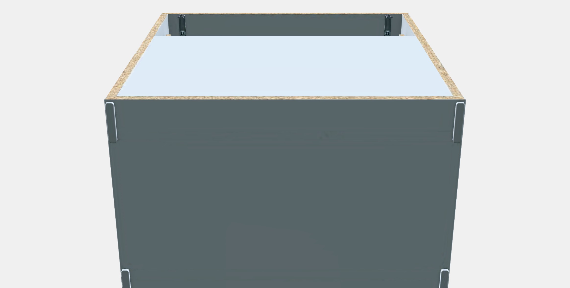 GODISHUS Chest of 3 drawers Low-poly 3D model_8