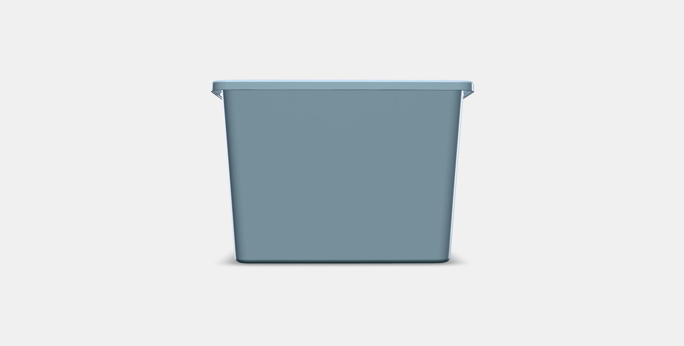 RYKTA Storage box with lid Low-poly 3D model_10