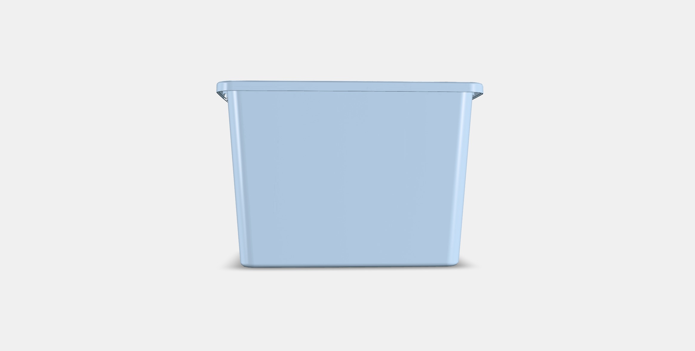RYKTA Storage box with lid Low-poly 3D model_15