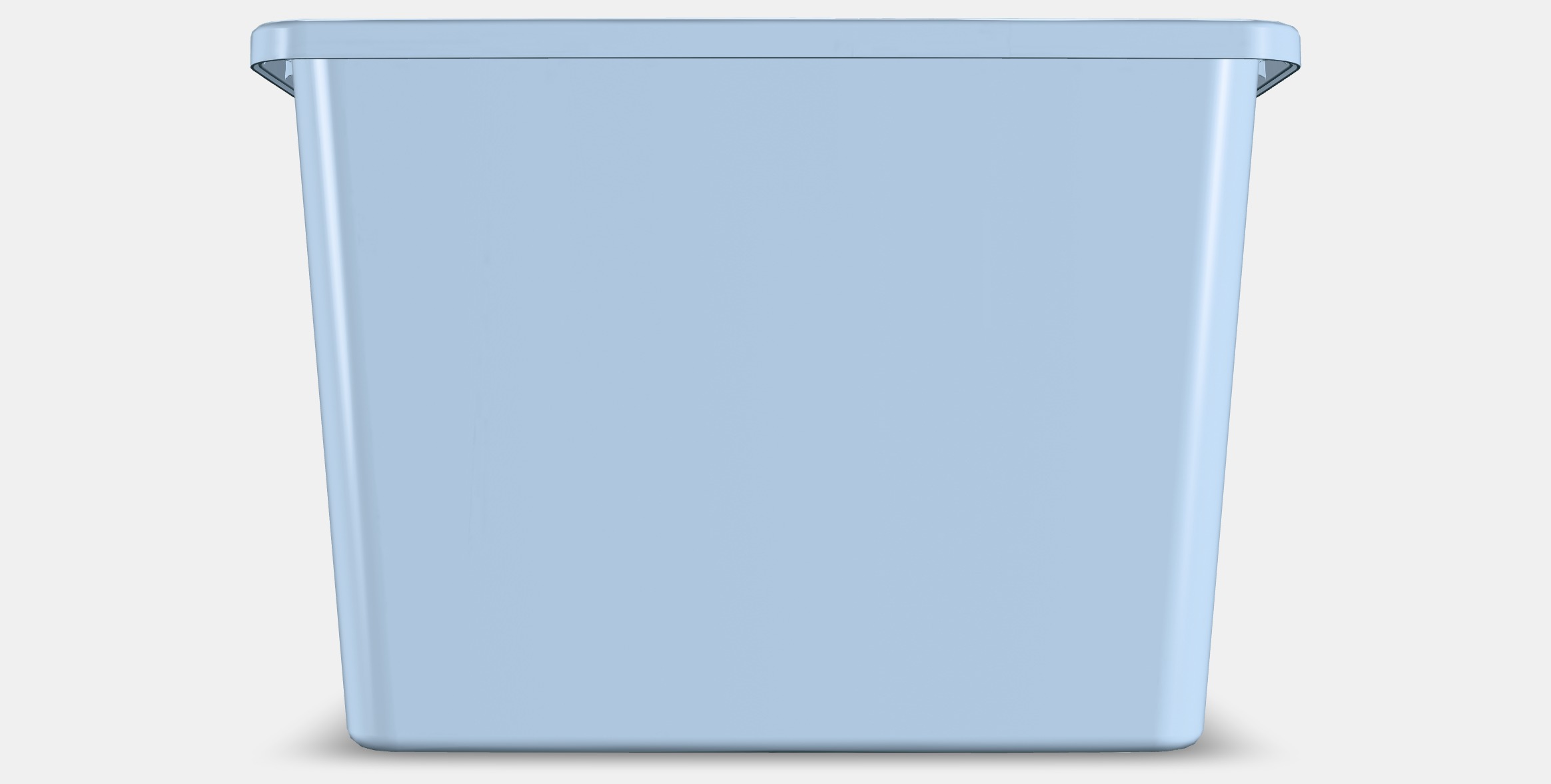 RYKTA Storage box with lid Low-poly 3D model_14