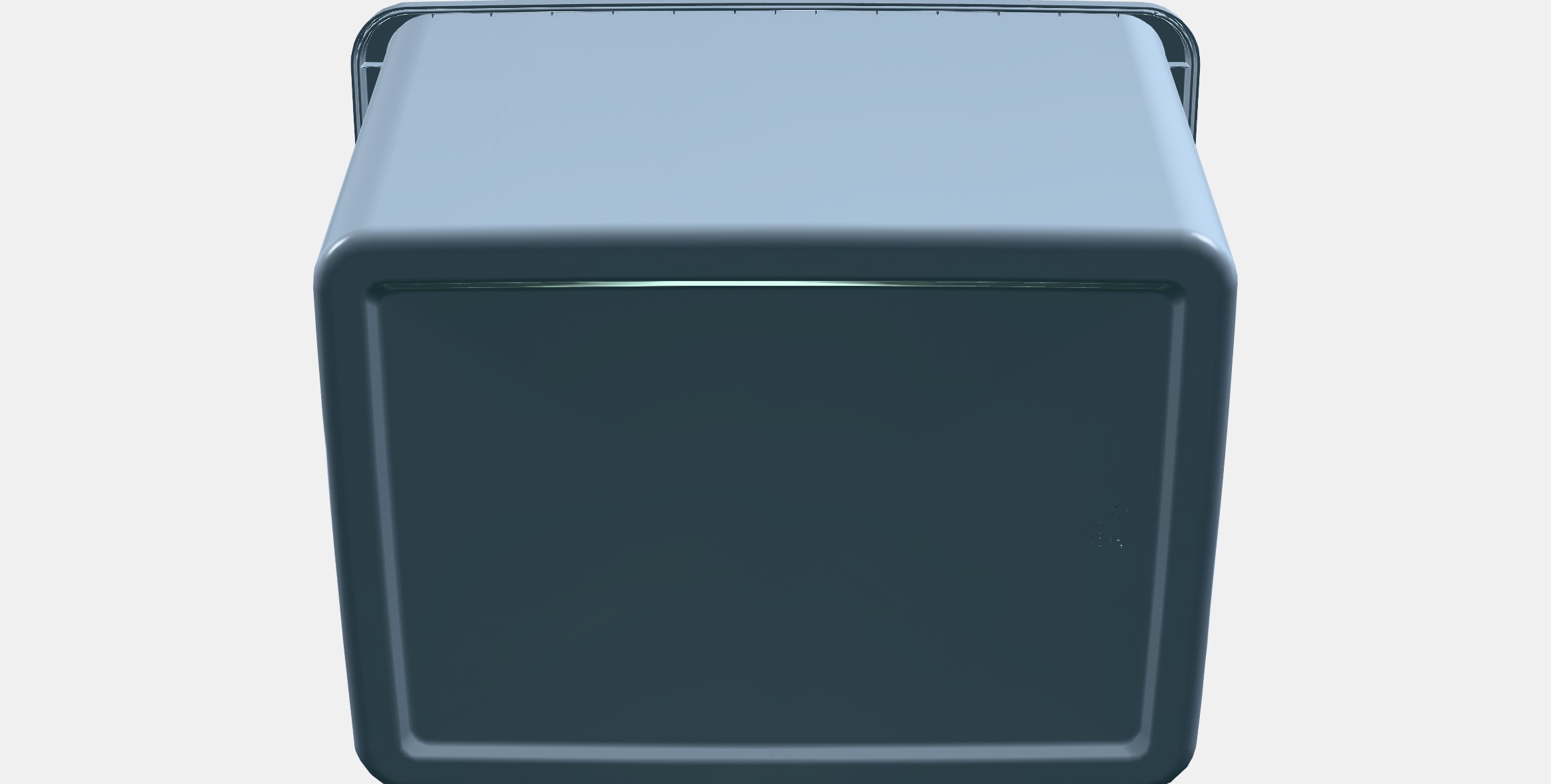 RYKTA Storage box with lid Low-poly 3D model_8