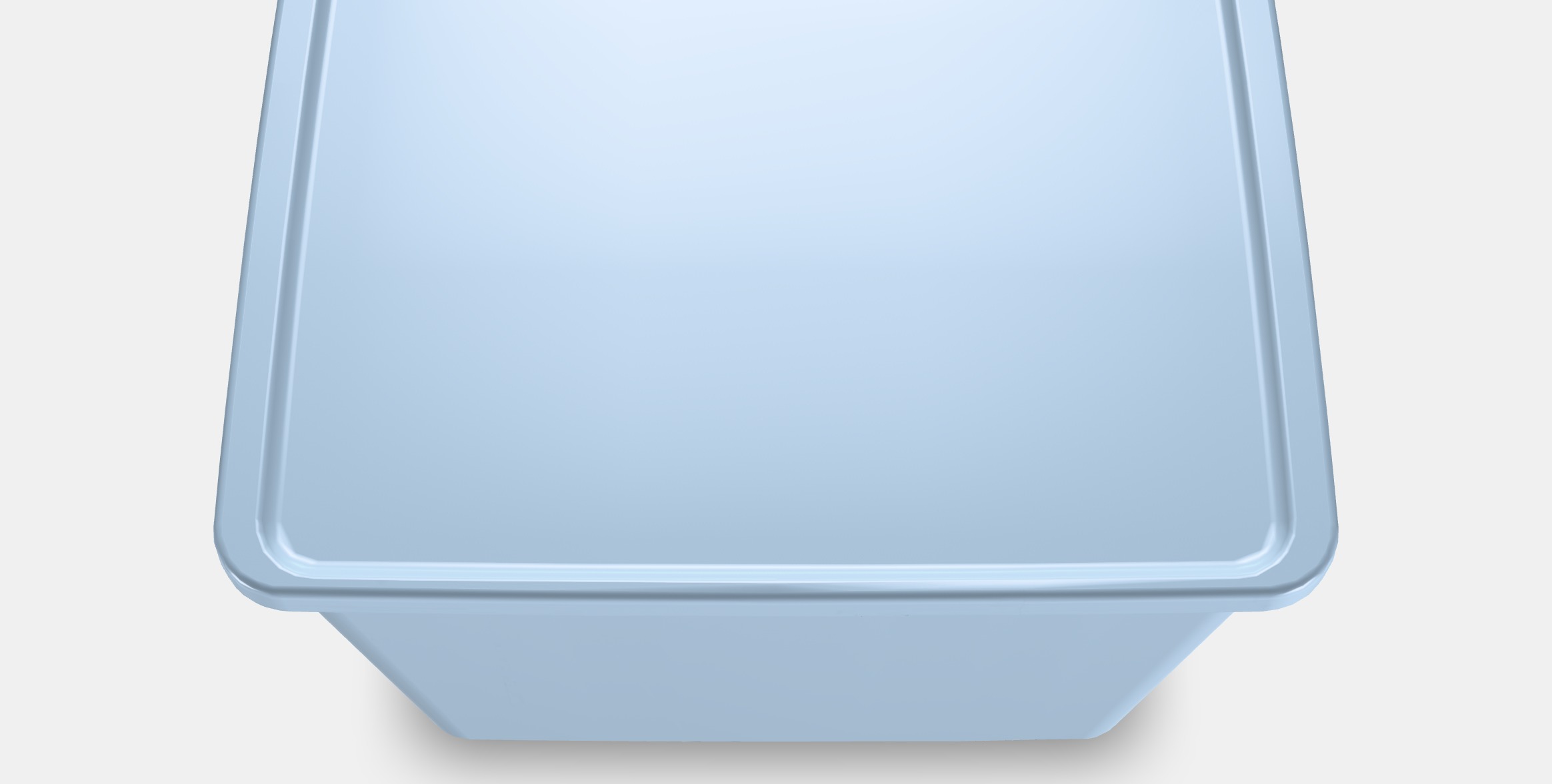 RYKTA Storage box with lid Low-poly 3D model_4