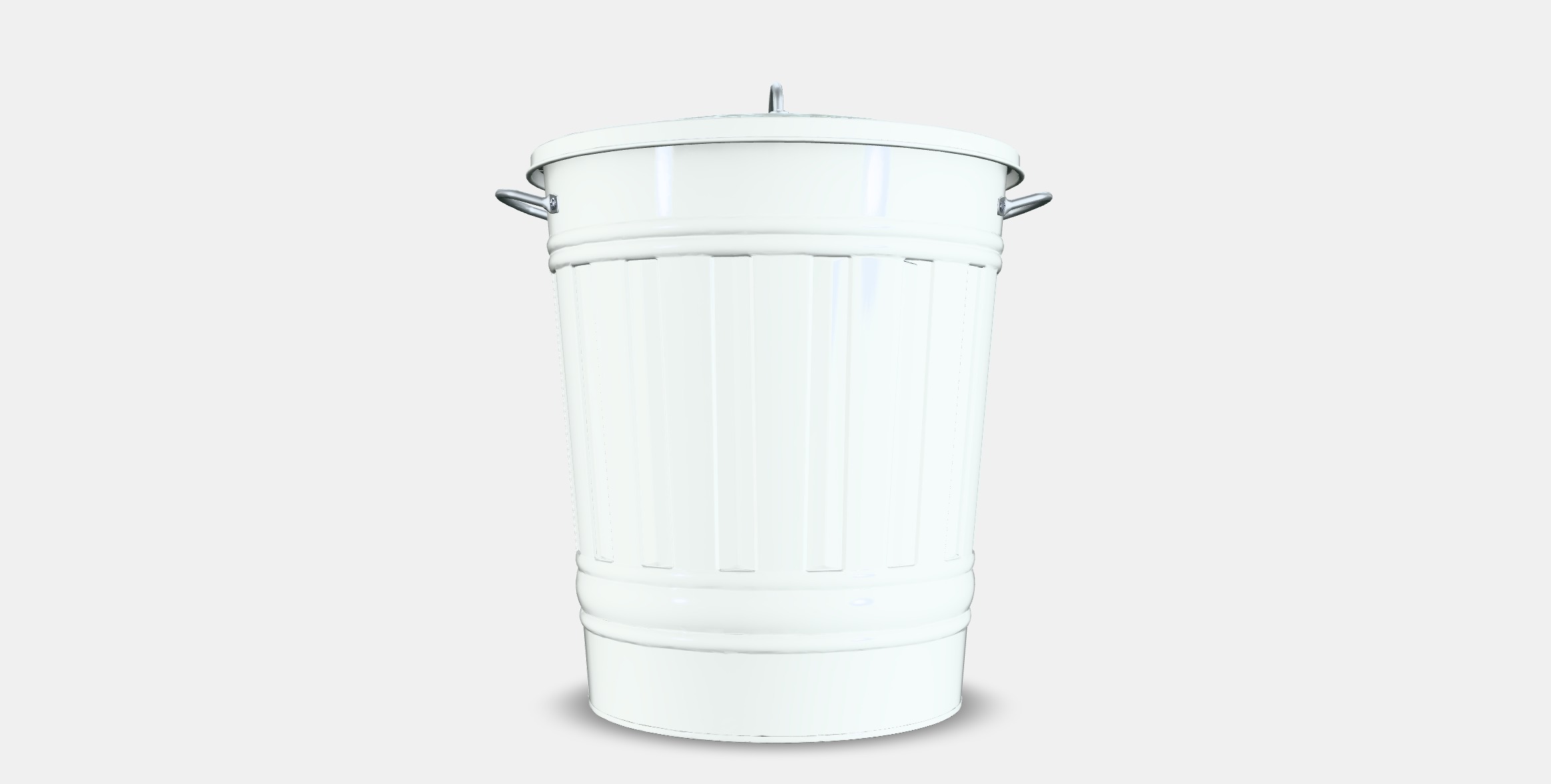 KNODD Bin with lid 2 Low-poly 3D model_14