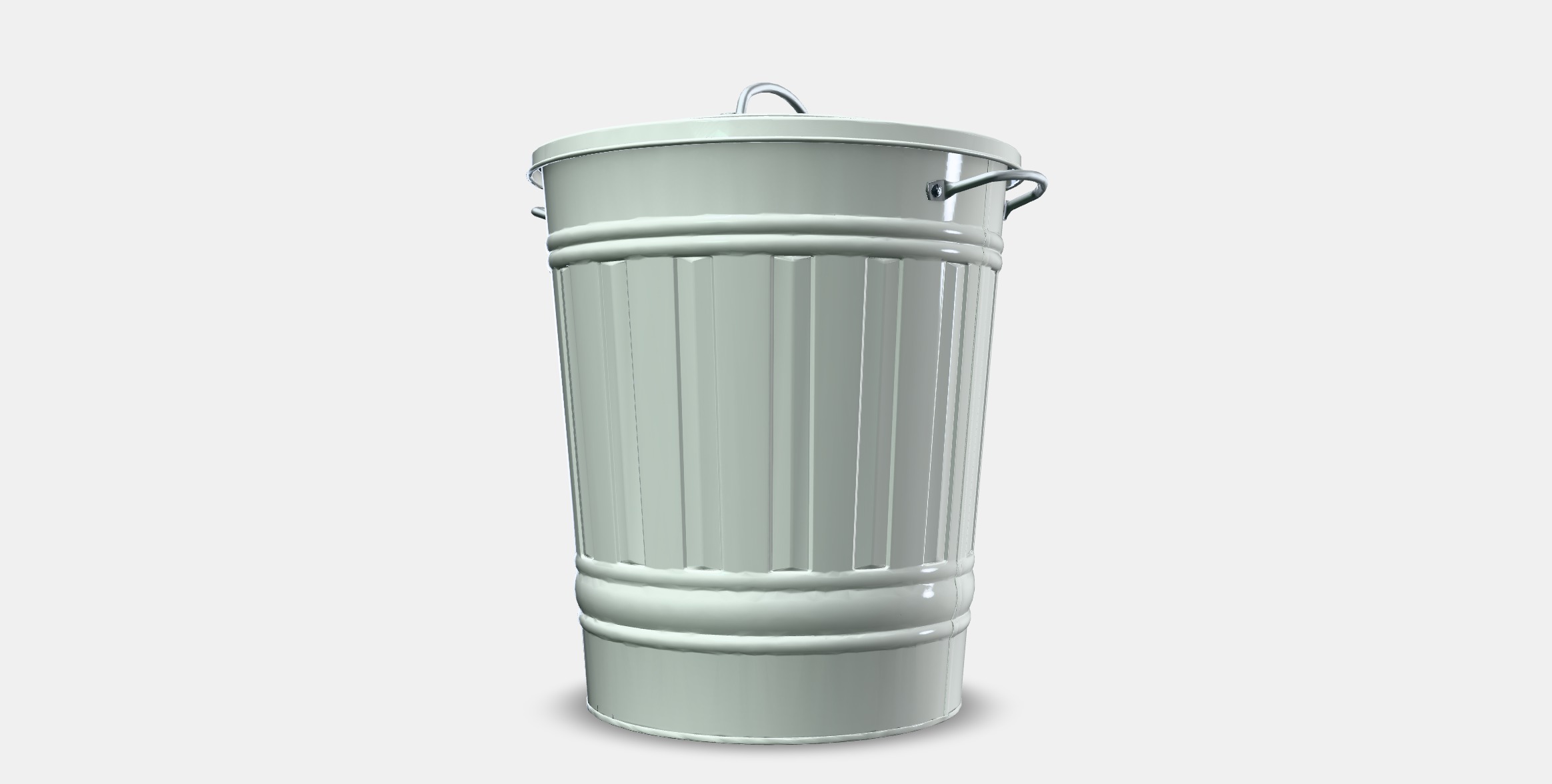 KNODD Bin with lid 2 Low-poly 3D model_12