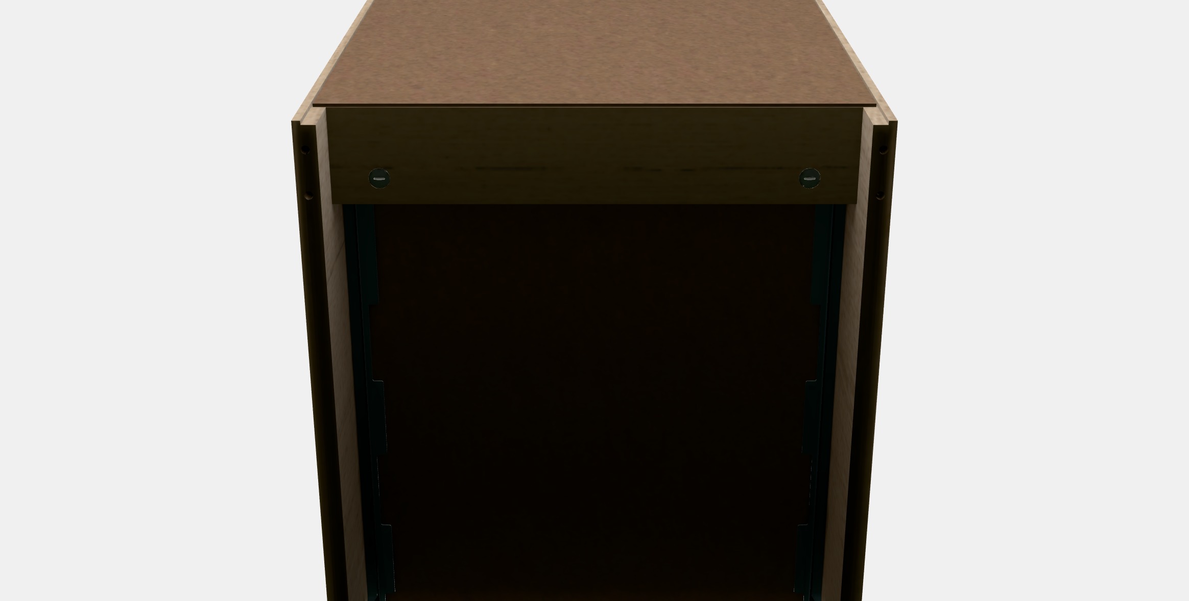 MALM Chest of 2 drawers Low-poly 3D model_5