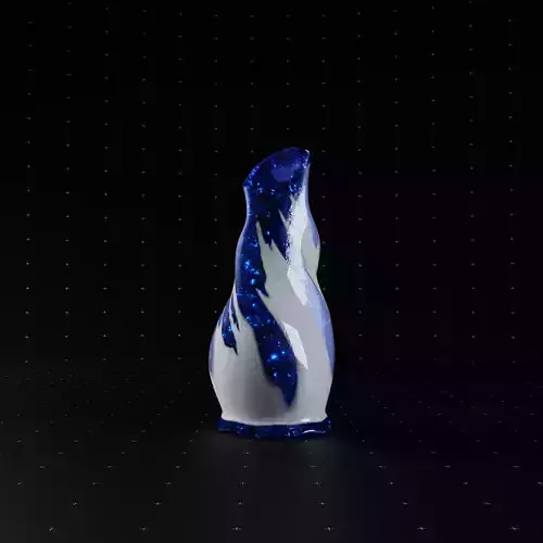 Modern Porcelain Glass Vase