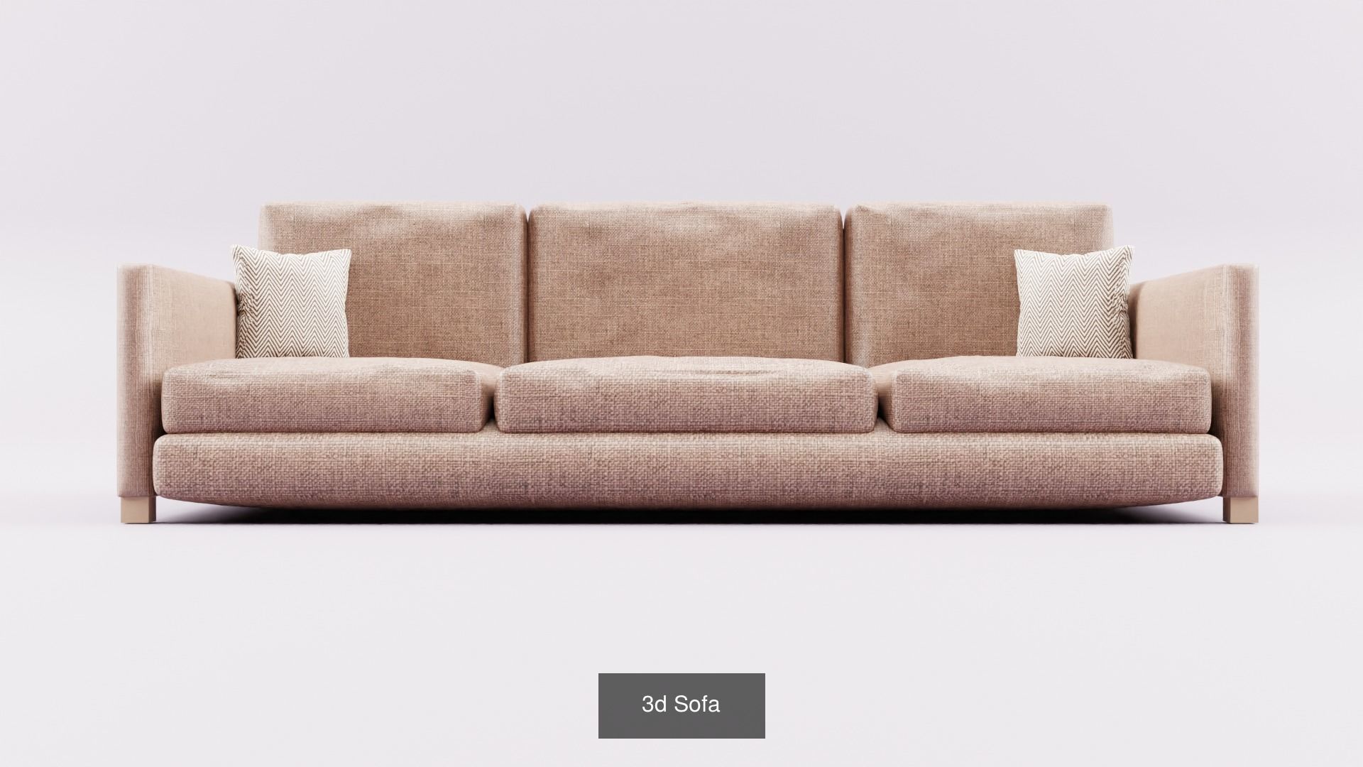 Bean sofa with sofa 3D Model Collection_1