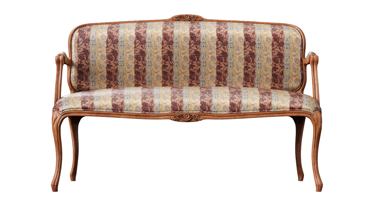Sofa classic 3D model_2