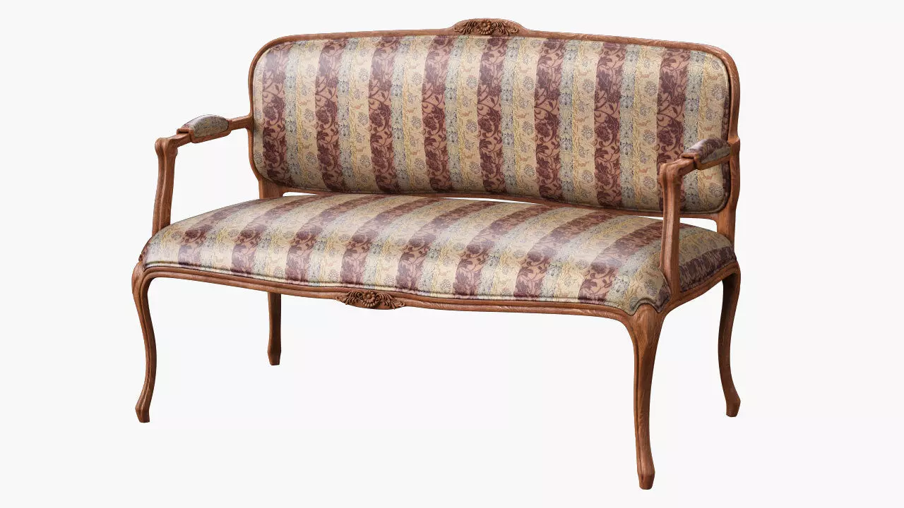 Sofa classic 3D model_0