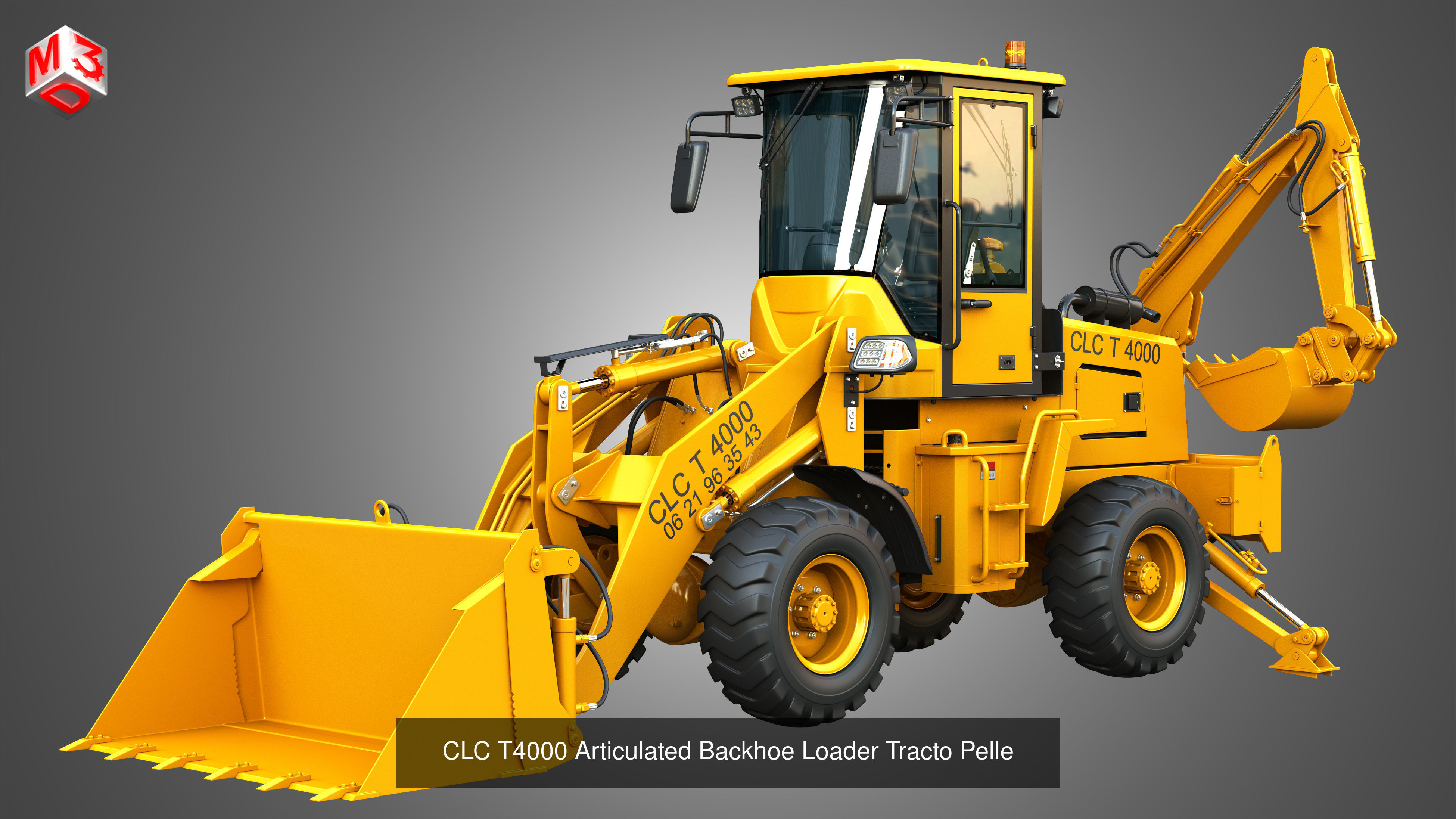 CLC Industrial Vehicles  2 in 1 3D Model Collection_2