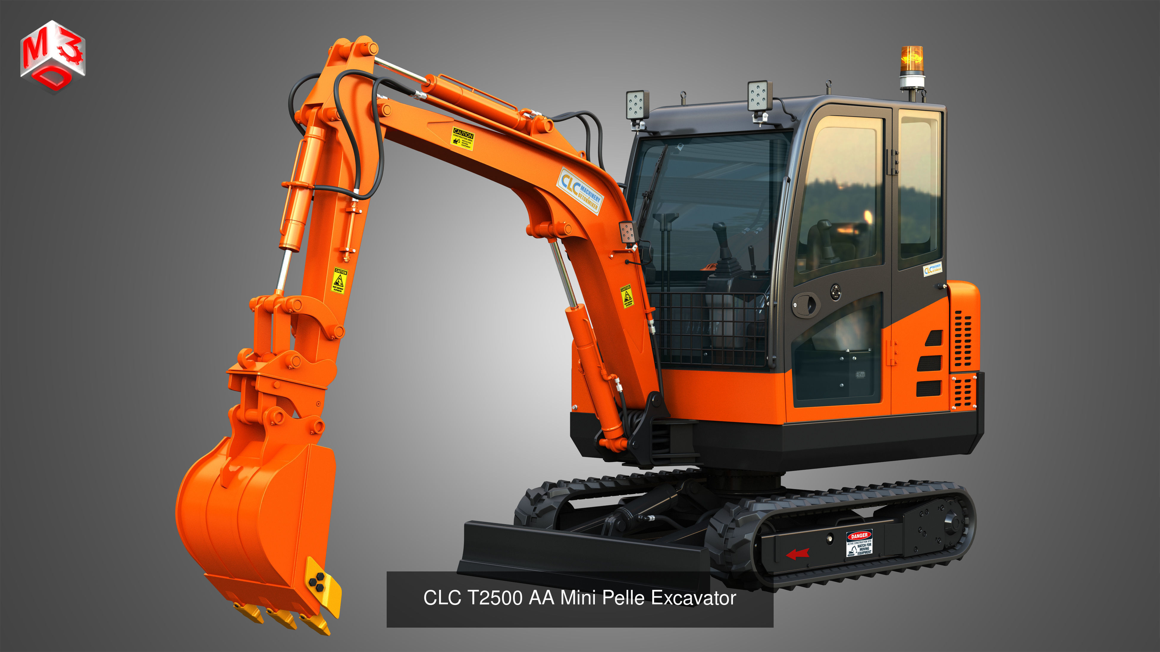 CLC Industrial Vehicles  2 in 1 3D Model Collection_1