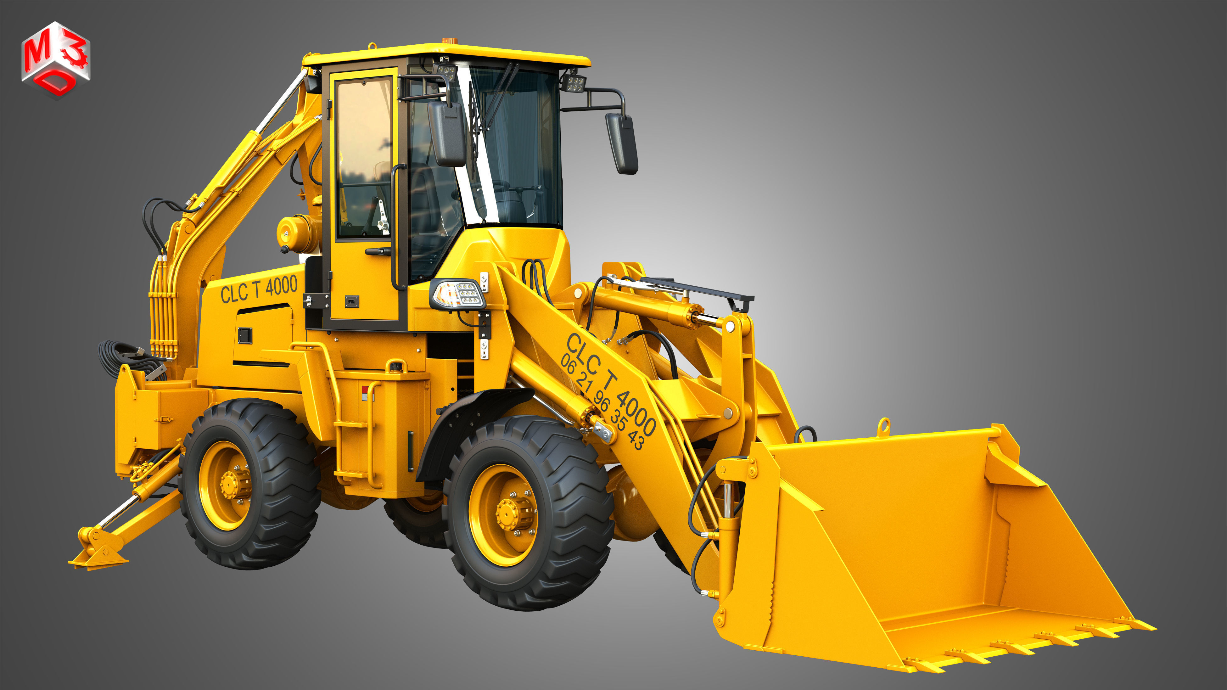 CLC Industrial Vehicles  2 in 1 3D Model Collection_6