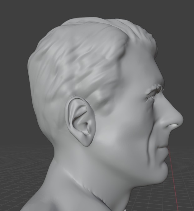 Glen Powell 3D print model_11