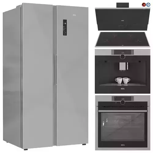 AEG Appliance Collection Set 01 3D model