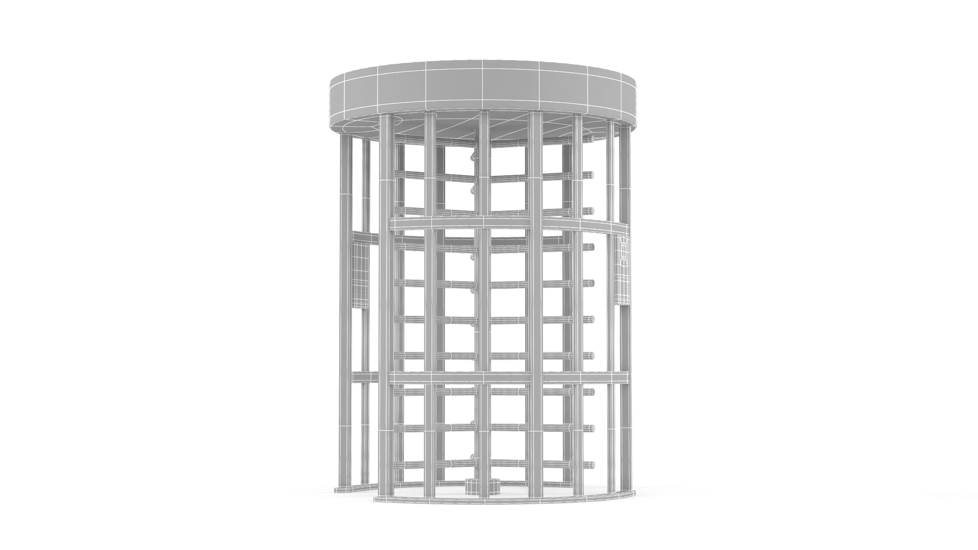 Turnstile Gate 3D model_8