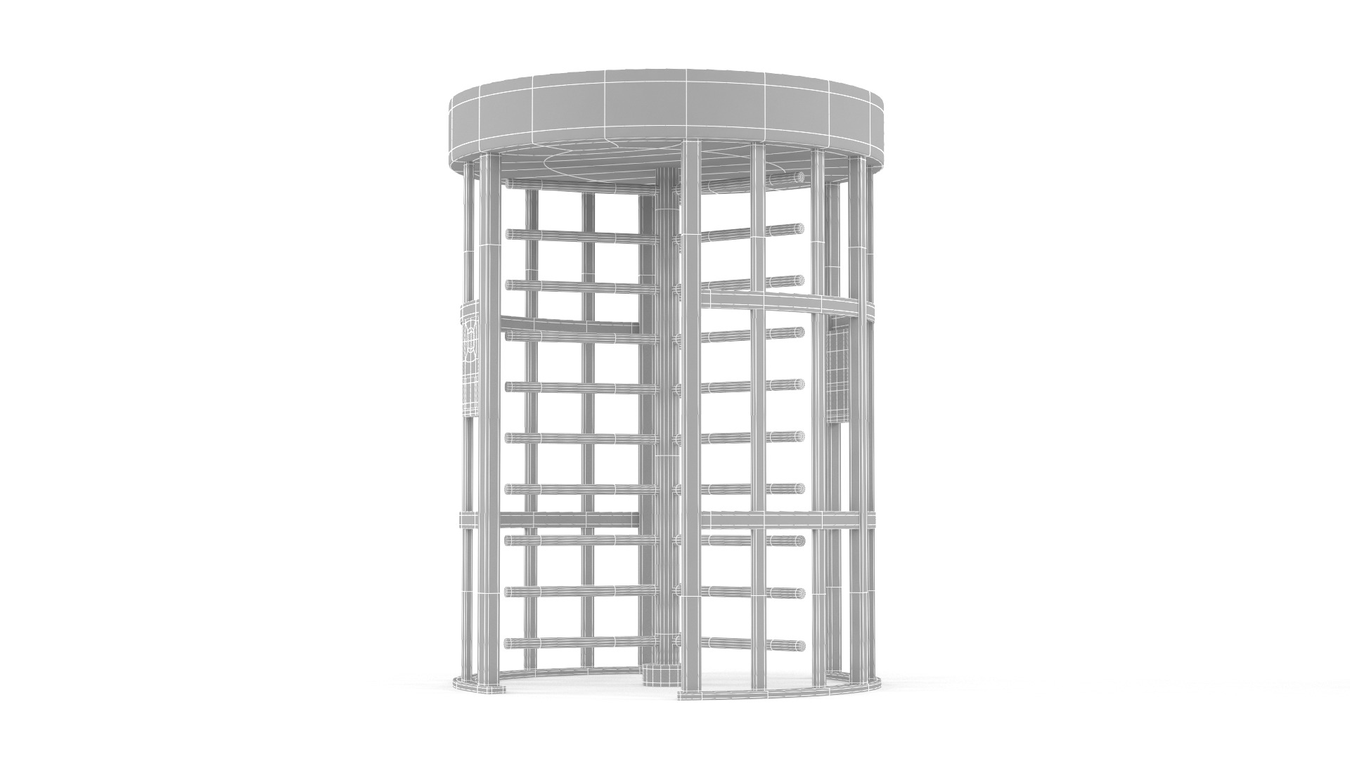 Turnstile Gate 3D model_6
