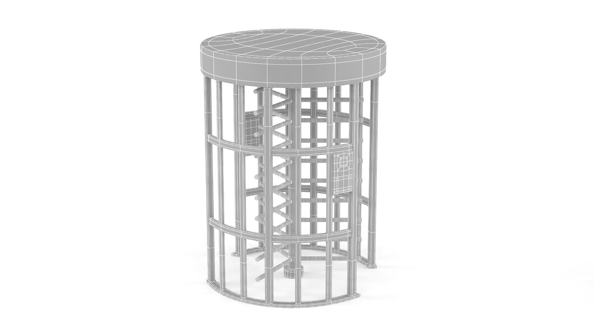 Turnstile Gate 3D model_9