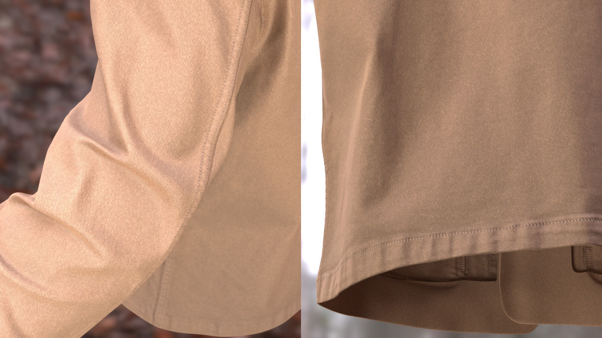 Overshirt 50 - All MH Bodies and UE5 Skeletons - Rigged Low-poly 3D model_12