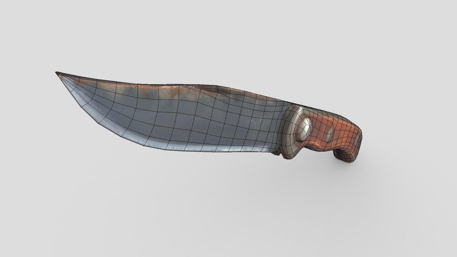 Pocket Knife Low-poly 3D model_8