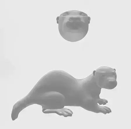 Otter 3D Free 3D model