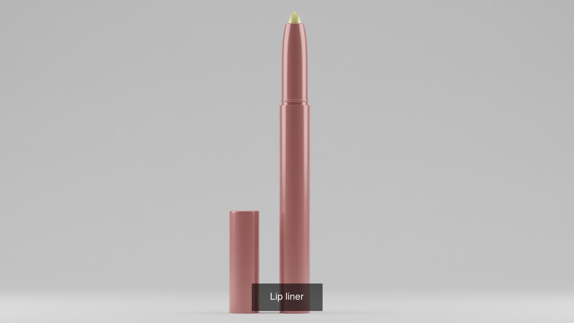 lips stick and lip balm 3D Model Collection_1