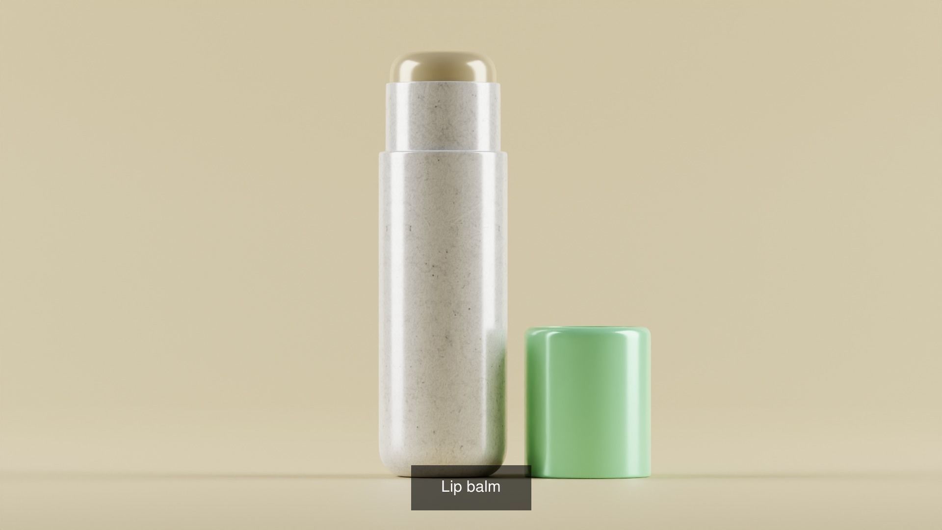 lips stick and lip balm 3D Model Collection_2