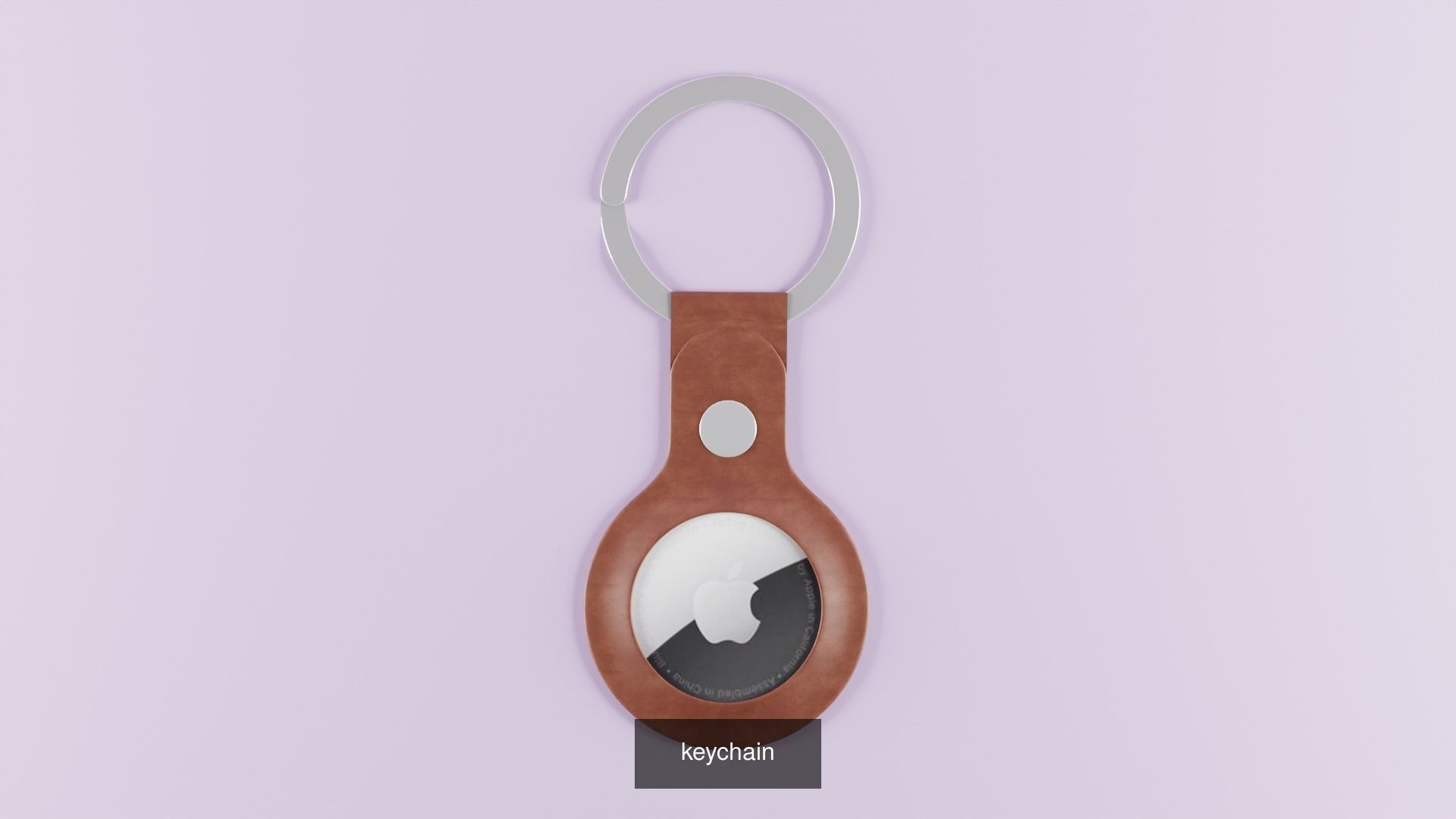 keychain with Paper tube 3D Model Collection_2