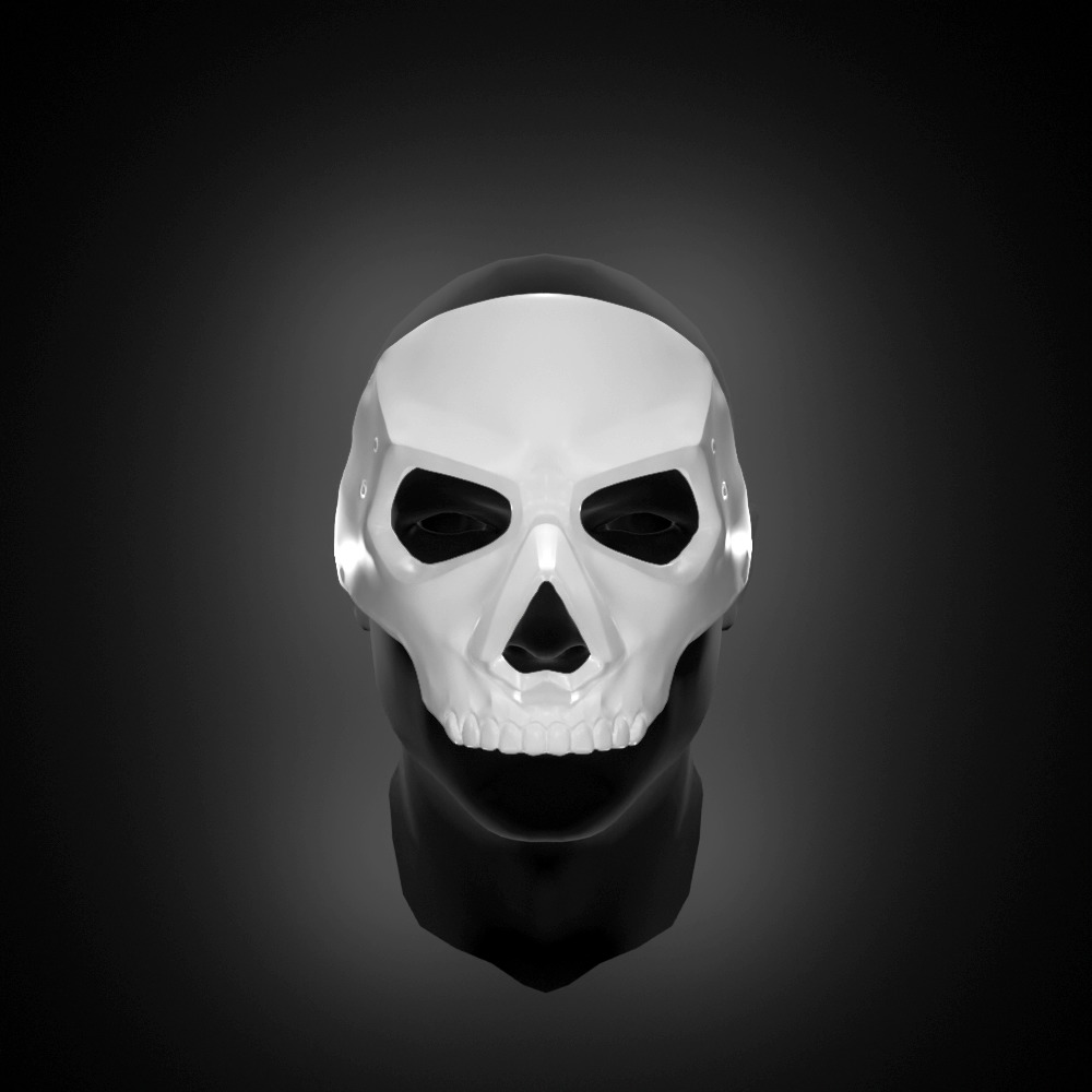 GHOST MASK CODMW2 SIMON RILEY 3D print model_1