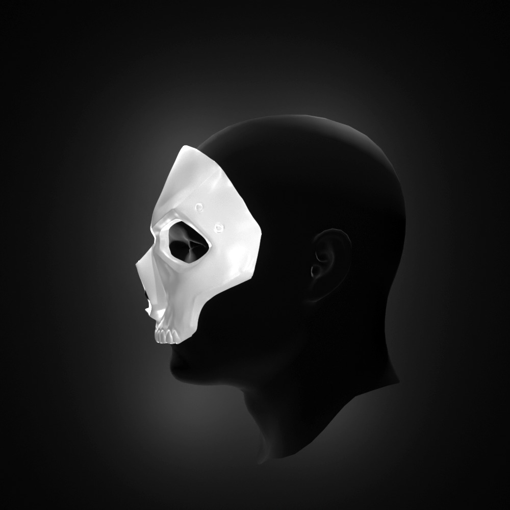 GHOST MASK CODMW2 SIMON RILEY 3D print model_2