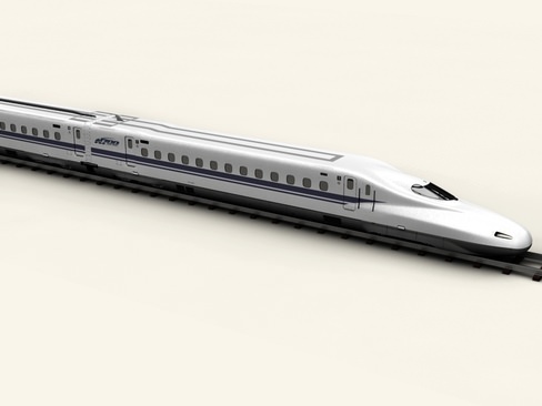 Shinkansen N700 3D model_2