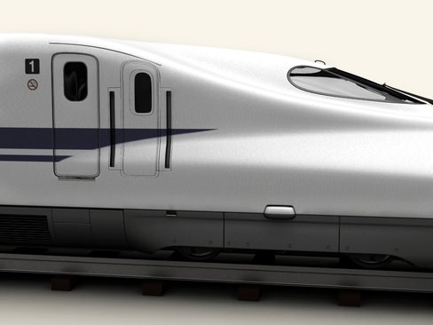 Shinkansen N700 3D model_3