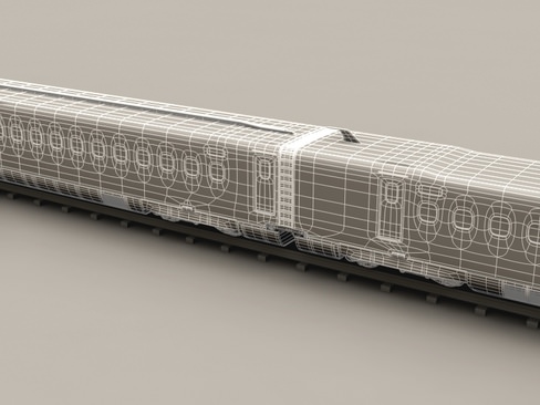Shinkansen N700 3D model_14