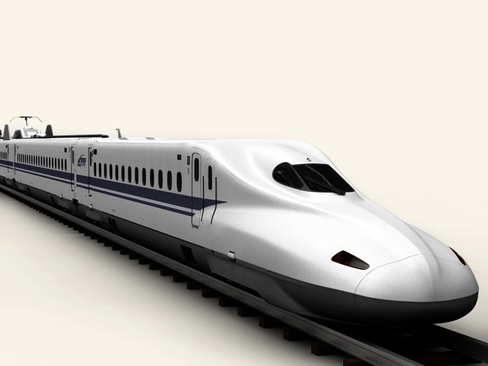 Shinkansen N700 3D model_4