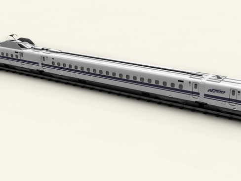 Shinkansen N700 3D model_8