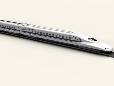 Shinkansen N700 3D model_6