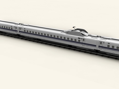 Shinkansen N700 3D model_7