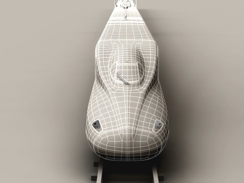 Shinkansen N700 3D model_19