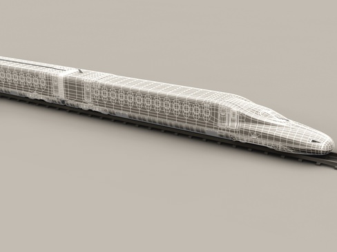 Shinkansen N700 3D model_18