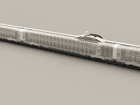Shinkansen N700 3D model_21