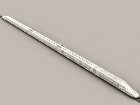 Shinkansen N700 3D model_24